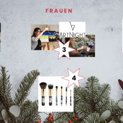 weihnachtlicher Hintergrund mitjeweils zwei Produkt Bildern für Männer frauen und kinder