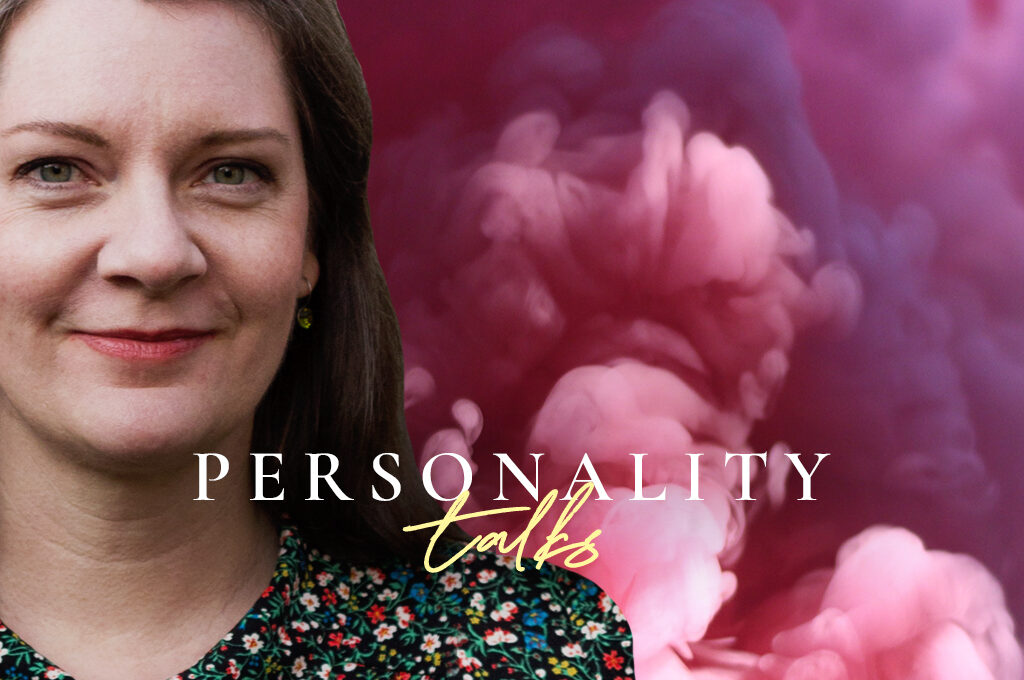 Portrait von Patricia Cammarata verbunden mit dem Personality talk Podcast Header