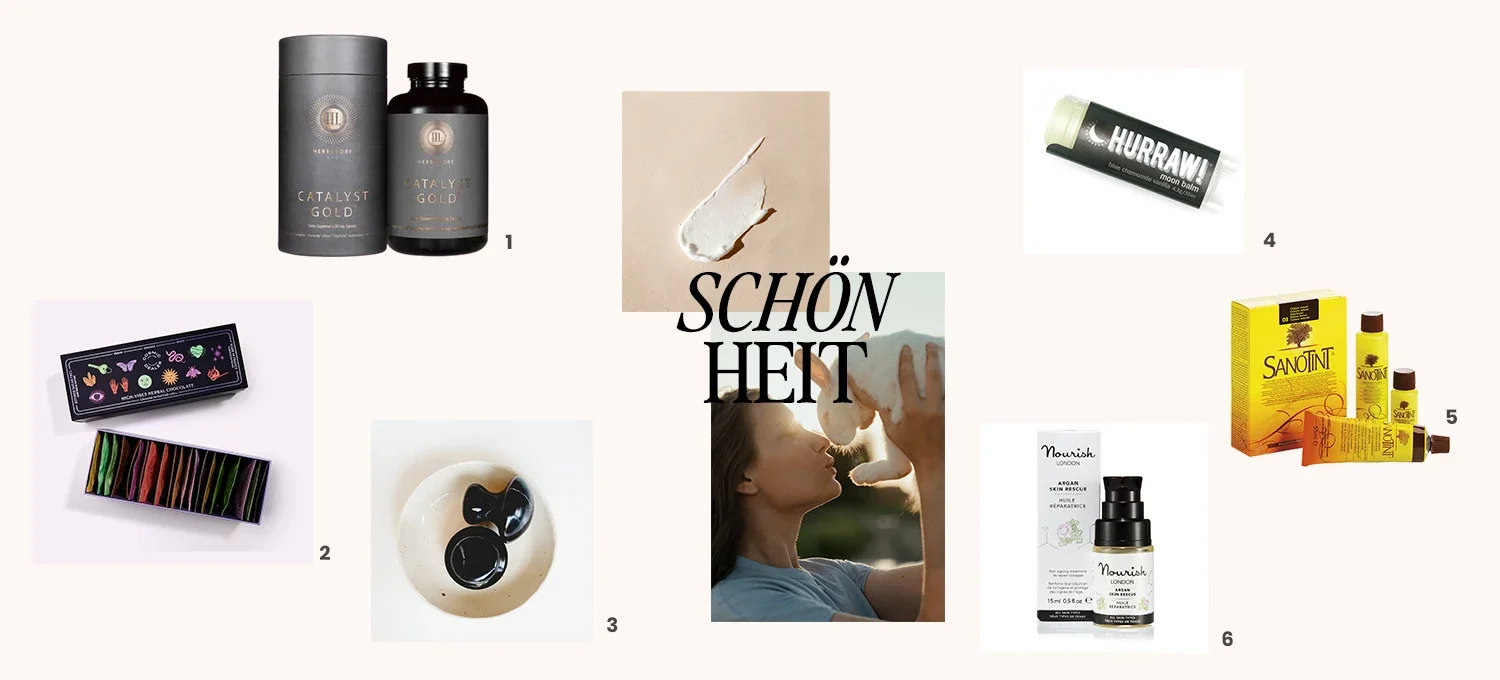 Editior's Pick zum Thema Schönheit mit Herbalore NYC, Hurraw, Cosmic Dealer, Sanotint, Schöne Schwester & Nourish London